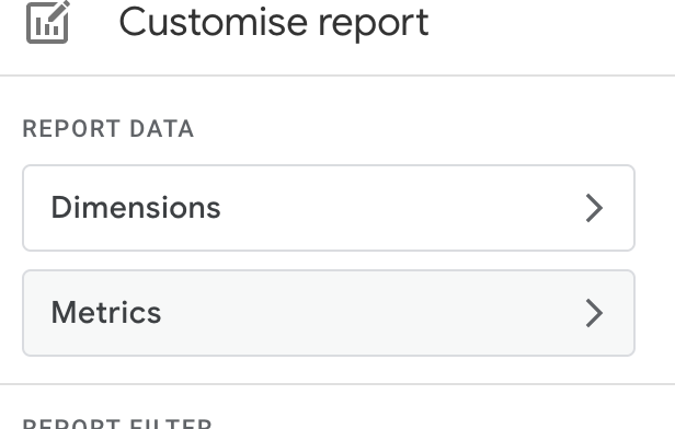 Metrics GA4