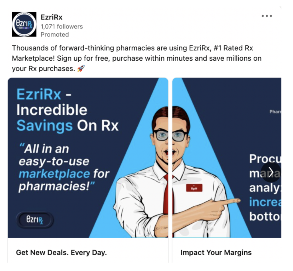 EzriRX LinkedIn Ads