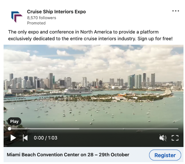 Cruise Ship Expo Image Ads