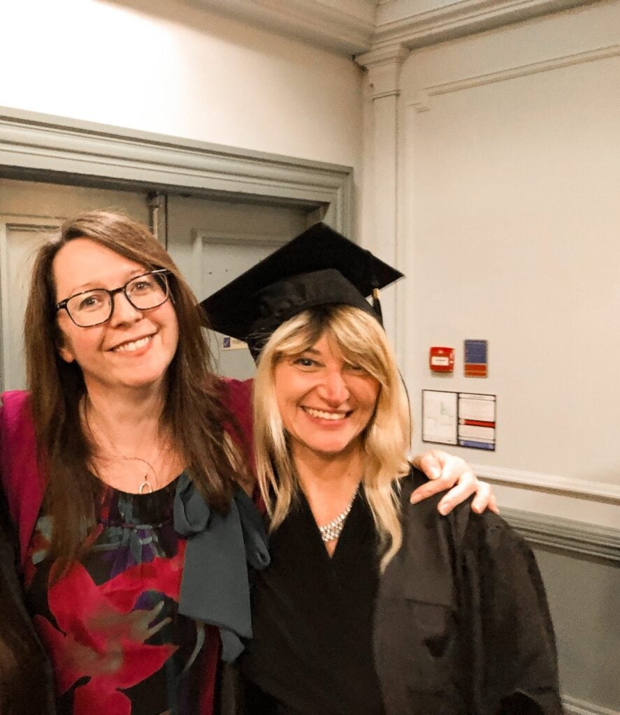 Apprenticeship Graduation picture with 2 apprentices and the their tutor