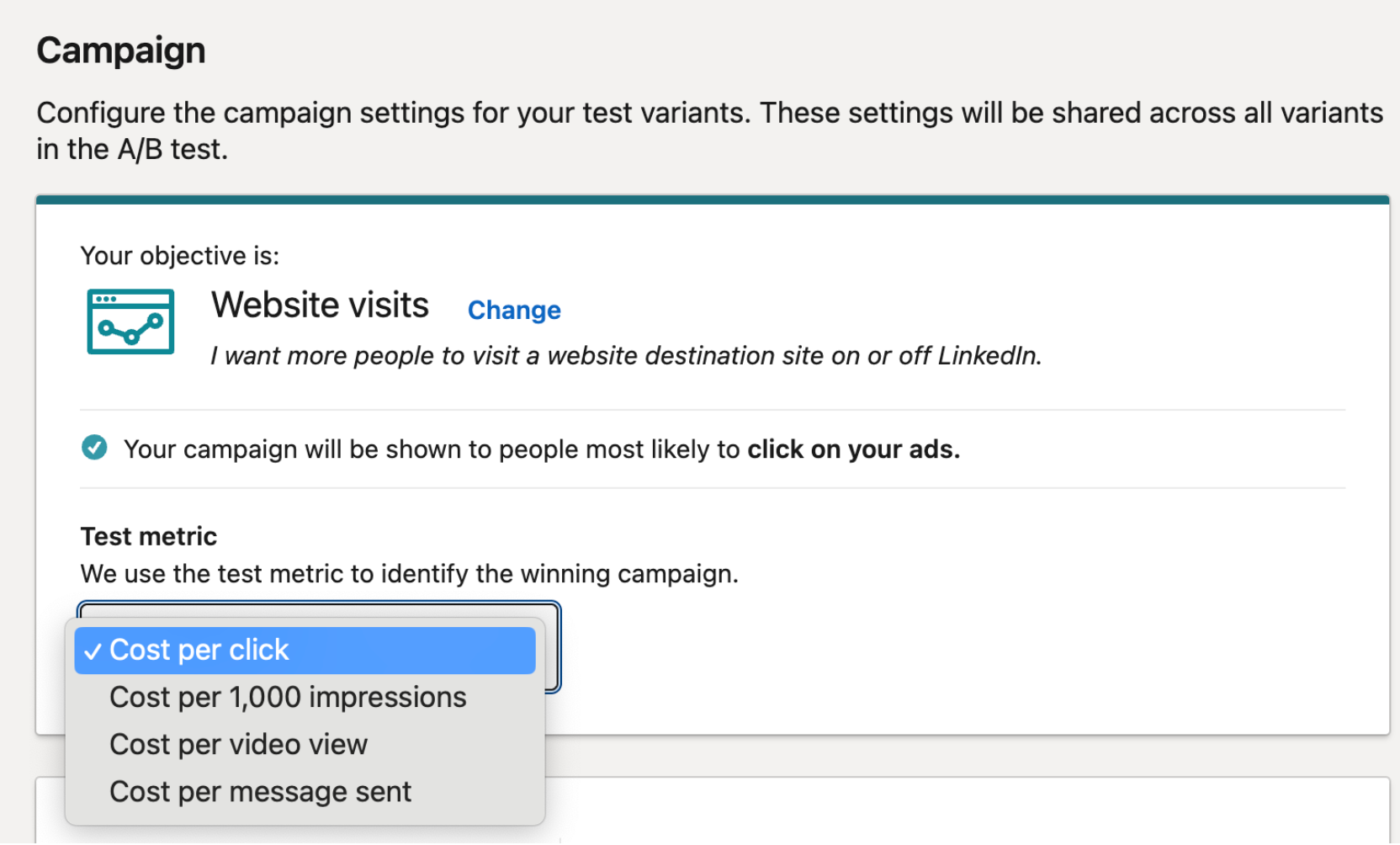 LinkedIn Ads A/B Testing: Best Practice (with Example) - Vixen Digital